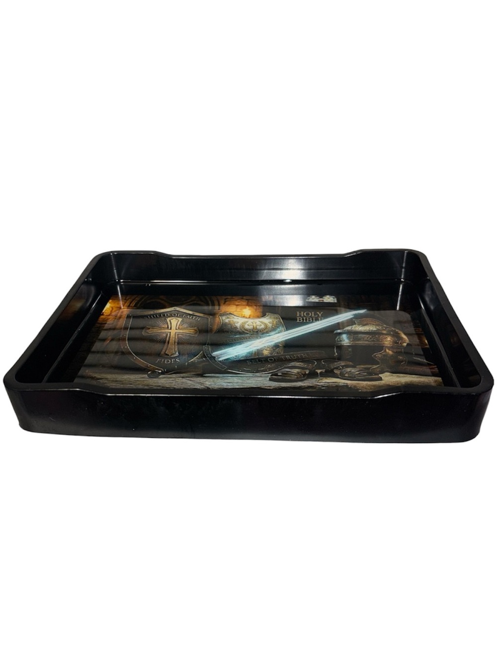 NORE’S NOVELTIES Handcrafted Decorative Vanity/ Serving Tray “ARMOUR OF GOD” - Picture 6 of 7